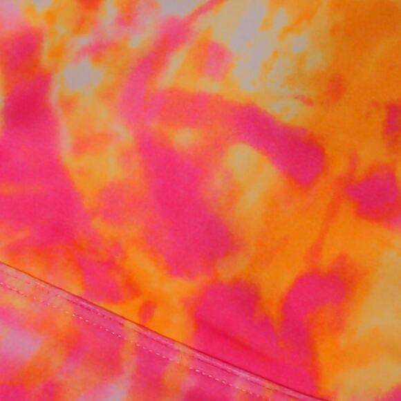 Wildfox Sweat Sports Bra in Pink and Orange Tie Dye – Size M – NWT - Picture 2 of 10